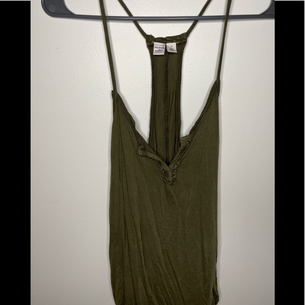 Melrose and Market Olive tank